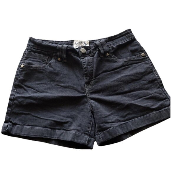 Vintage Levi’s 550 Shorts Women’s Size 12 Blue Denim Relaxed Fit - Picture 1 of 14